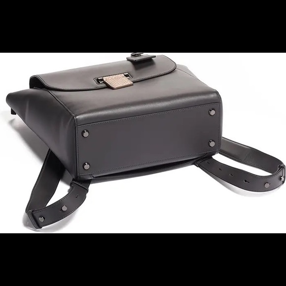 TUMI Genna Leather Backpack - Pepper - Picture 5 of 10